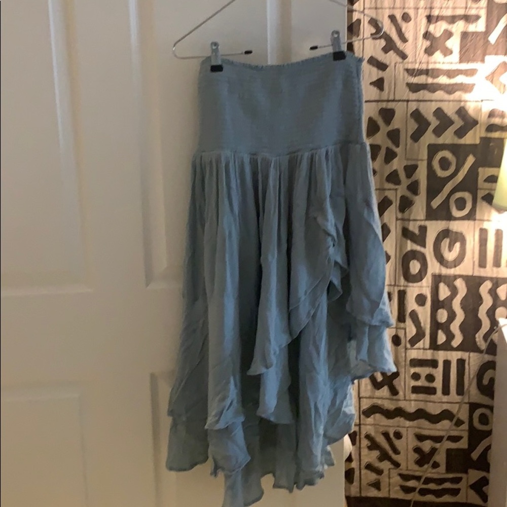 High/low skirt or dress